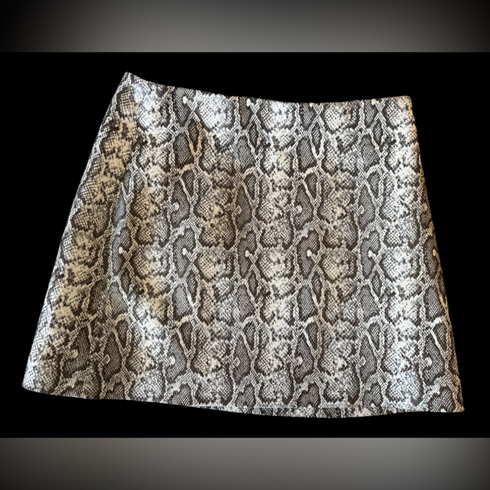 Alice + Olivia Python skirt